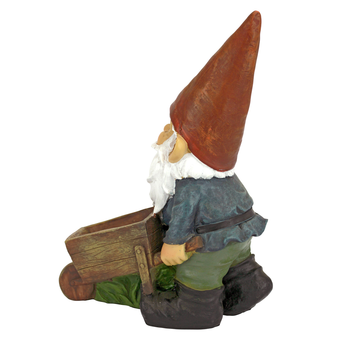 Image Thumbnail for Dt Wheelbarrow Willie Garden Gnome Statue